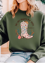 Military Green Gildan Sweatshirt