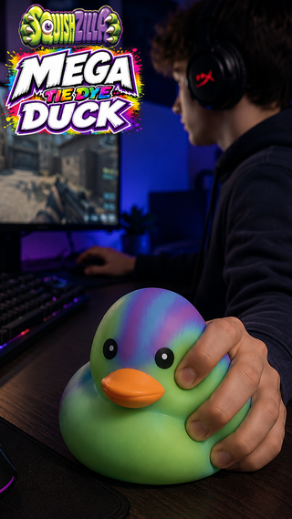 Fun Doh MEGA 5" Squishy Tie Dye Duck