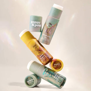 Poppy & Pout The Cosmic Crystal Collection - Natural Lip Balm