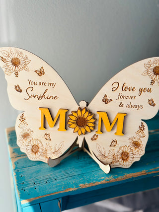 Mom Butterfly Sign