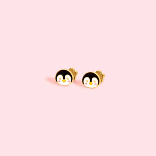 Penguin Flatback Earring