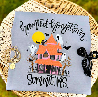Haunted Hometown Graphic Tee