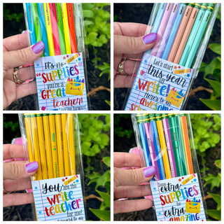 CUSTOM Back to School Pencils