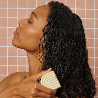 Coconut Oil Shampoo & Conditioner Bar Combo for Dry Damaged Hair