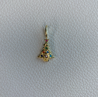 Christmas Tree Charm in Multicolor