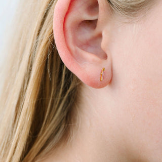 Paint Pallet & Brush Stud Earrings