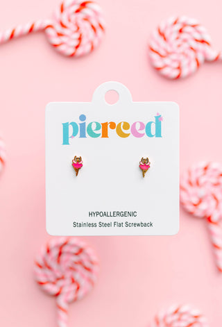 Sugarplum Fairy Flat-Back Earrings