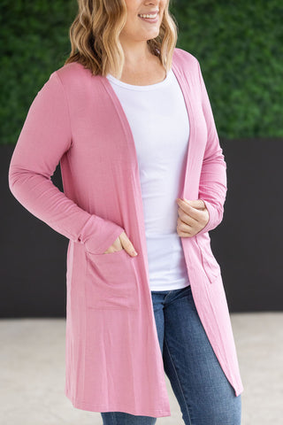 Classic Cardigan - Rose