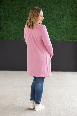 Classic Cardigan - Rose