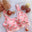 Vintage Pink Santa