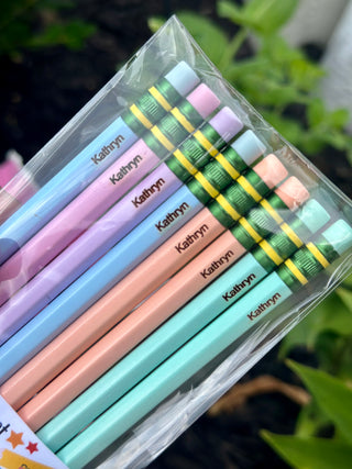 CUSTOM Back to School Pencils