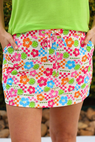 PREORDER- Check the Tropics Skort