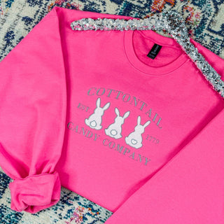 Cottontail Candy Company Embroidered Sweatshirt