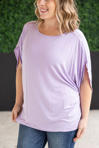 Darcy Dolman Top - Lavender