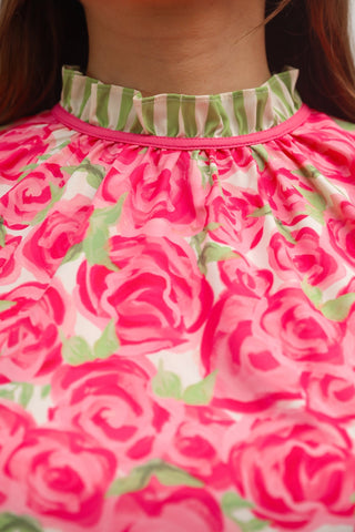 PREORDER- Lana Top- Sweet Roses