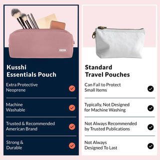 Essentials Pouch — Black/ Pink