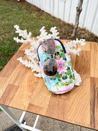 Laura Park Nantucket Bloom Neoprene Sunglass Case