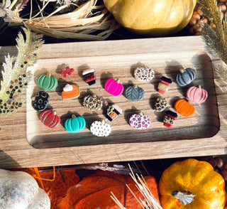 Fall Clay Earrings