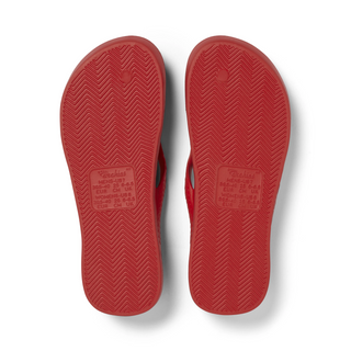 Arch Support Flip Flops - Chili Red