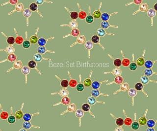 Bezel Set Birthstone Charms