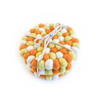 Candy Corn Eco Coasters and Trivets: Set of 5
