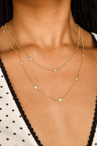 Haven Crystal Chain in Clear Crystal