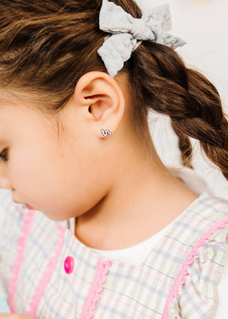 Book Worm Flat Back Earrings