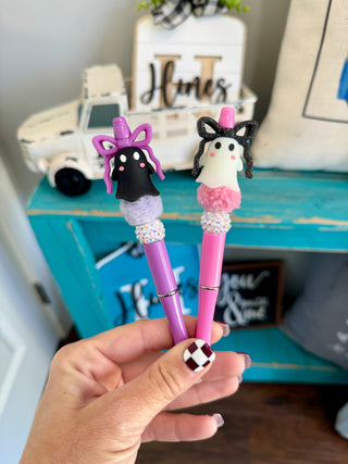 Halloween Ghost Ribbon Ink Pens