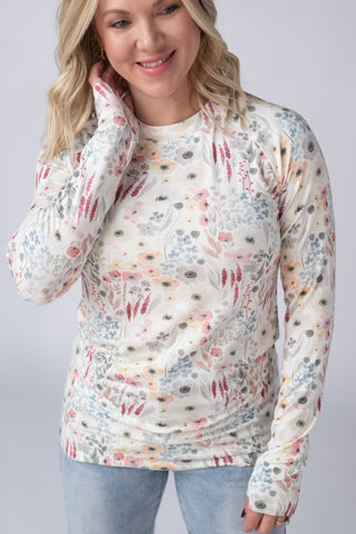 Blair Long Sleeve Top - Wildflower Gardens