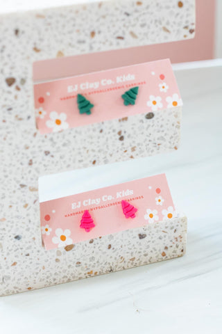 Christmas Clay Earrings