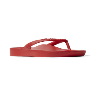 Arch Support Flip Flops - Chili Red