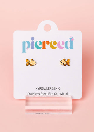 Goldfish Flat-Back Earring