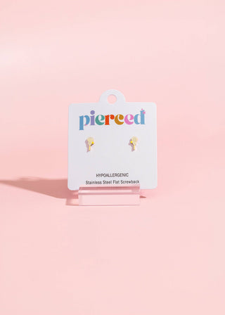 Lacrosse Flat Back Earrings