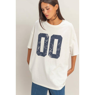 Varsity Vibe Mineral Wash Tee