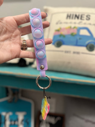 OMG Pop Fidgety Loop Keychains
