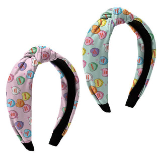 Candy Heart Knot Headbands