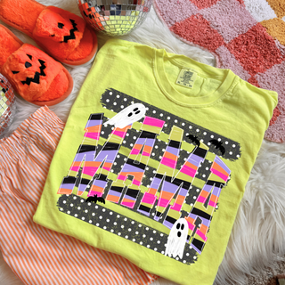 Spooky Mama Polka Dots Graphic Tee
