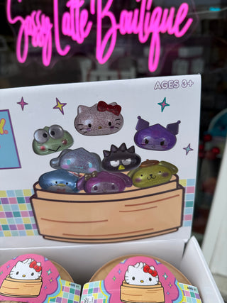 Hello Kitty And Friends Mystery Squishy Dumpling Glitter Collection