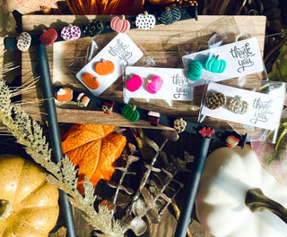 Fall Clay Earrings