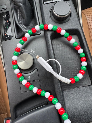 DOORBUSTER Christmas Beaded Phone Charger