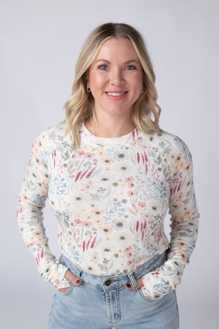 Blair Long Sleeve Top - Wildflower Gardens