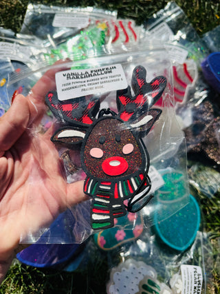 Plaid Reindeer Freshies