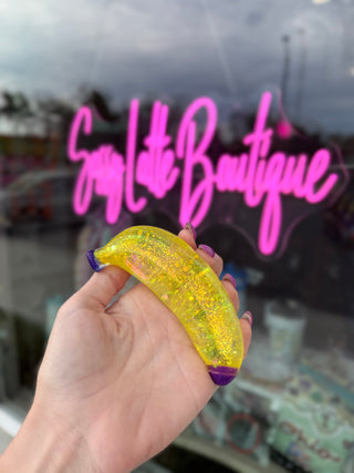 Glitter Banana Squishy