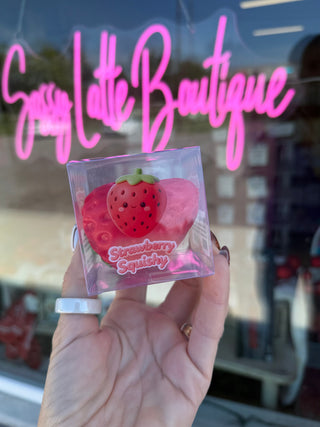 Crunchy Strawberry Squishy Toy