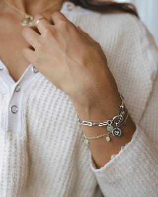 Keepsake Chain Bracelet | Charm Bracelet Gold & Silver