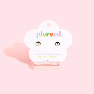 Penguin Flatback Earring