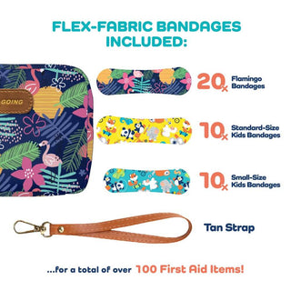 First Aid GoKit (130 pcs) - Flamingo