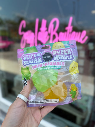 Super Duper Sugar Squisher - Mini Duck & Frog (Two Pack)