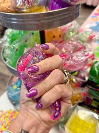 Glitter Axolotl Squishy