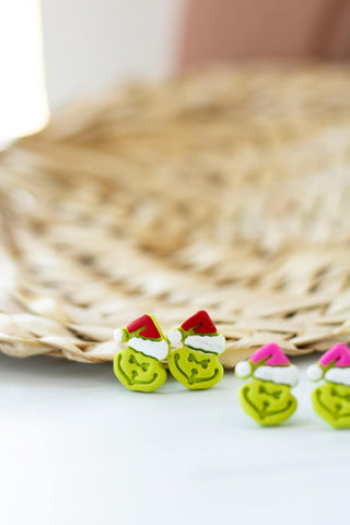 Christmas Clay Earrings